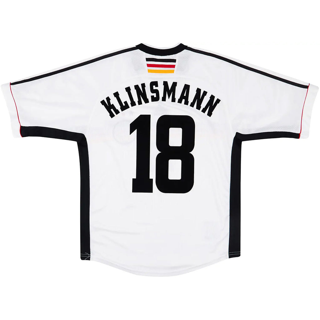 KLINSMANN #18 Retro Germany Home Jersey 1998 Front