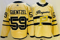 Men's Pittsburgh Penguins Jake Guentzel #59 Yellow Player Jerseys