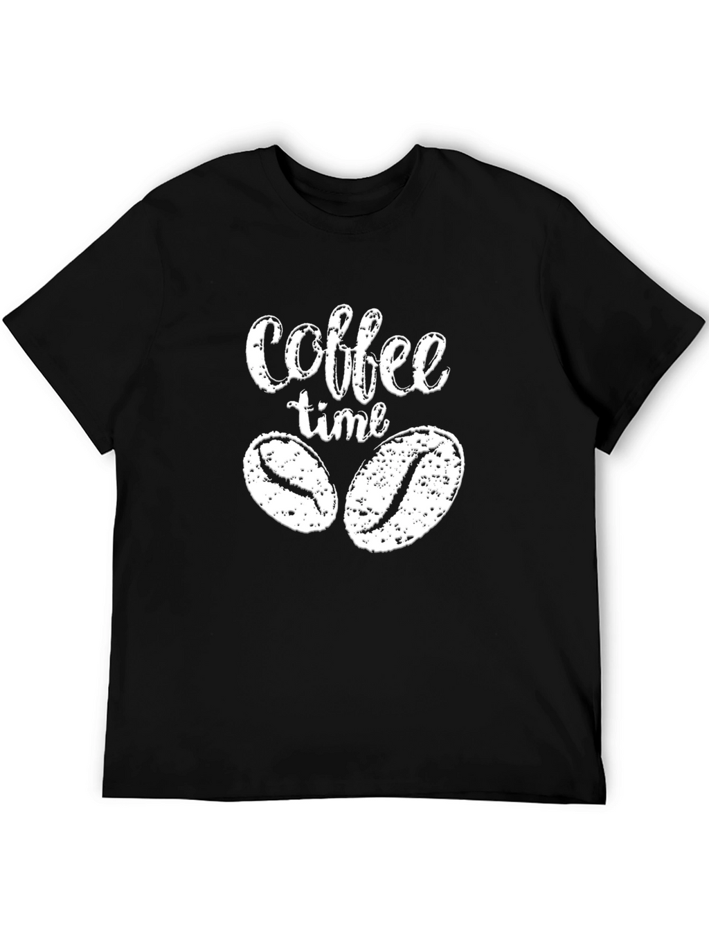 Coffee Time Black Graphic T-Shirt