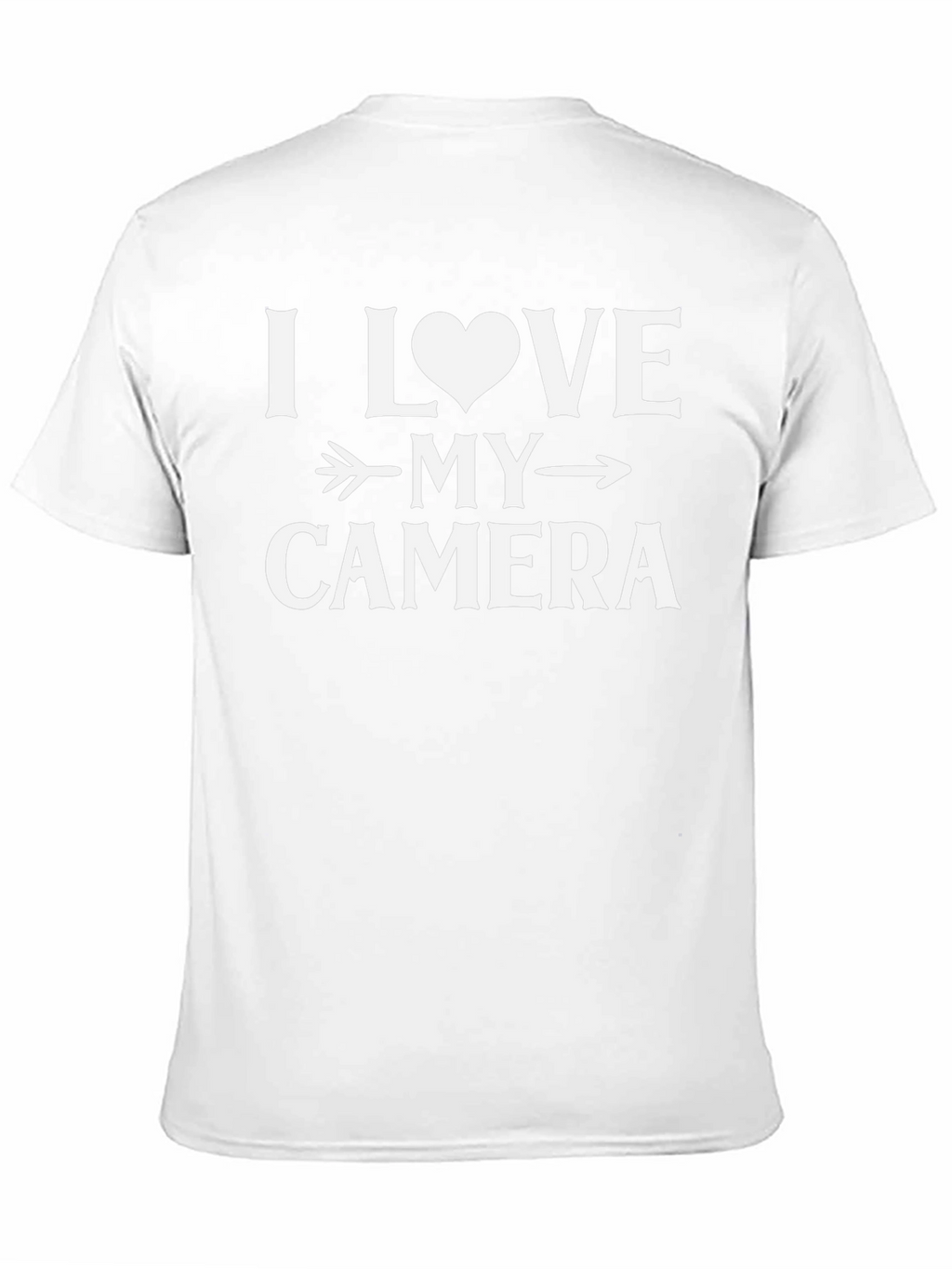 I Love My Camera T-Shirt - Photography Enthusiast Apparel