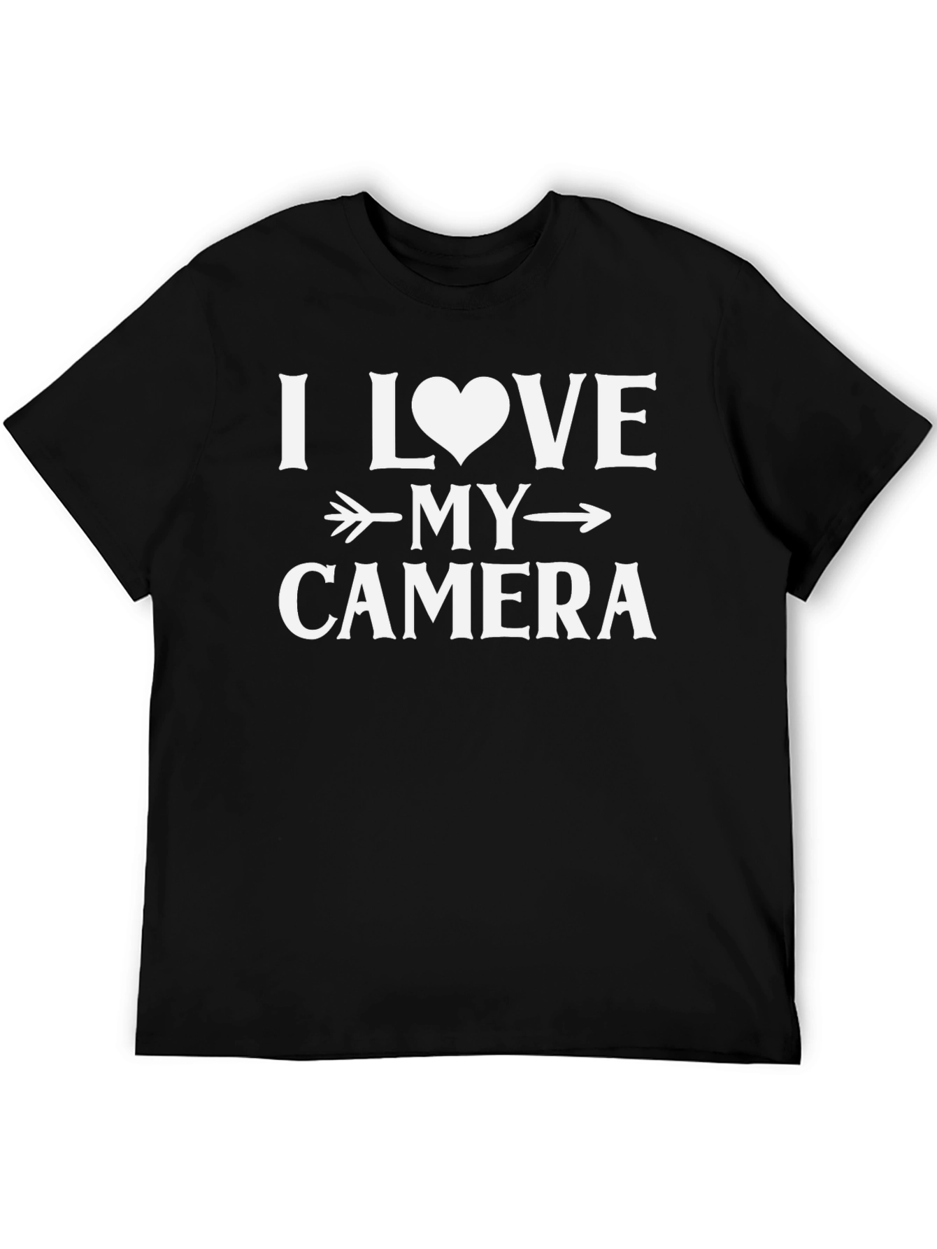 I Love My Camera T-Shirt - Photography Enthusiast Apparel