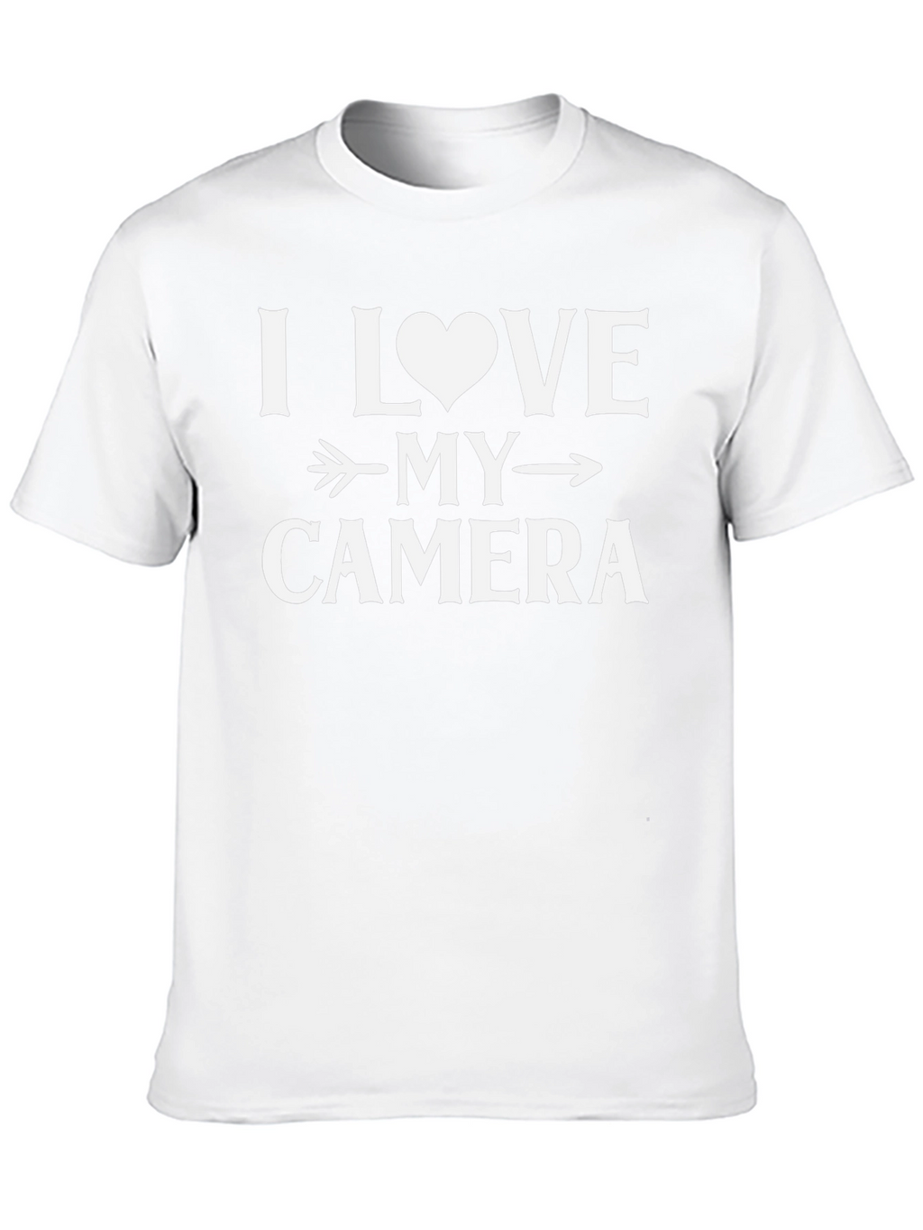 I Love My Camera T-Shirt - Photography Enthusiast Apparel
