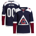 Men's Colorado Avalanche Navy 2018/19 Alternate Primegreen Authentic Pro Custom Jerseys