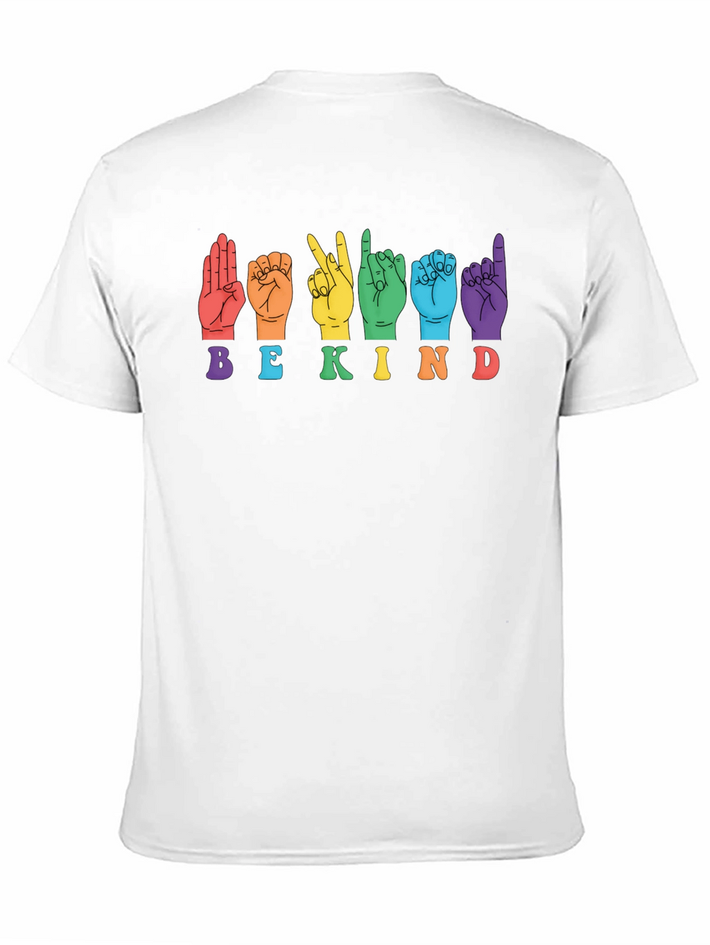 Be Kind Sign Language Graphic T-Shirt