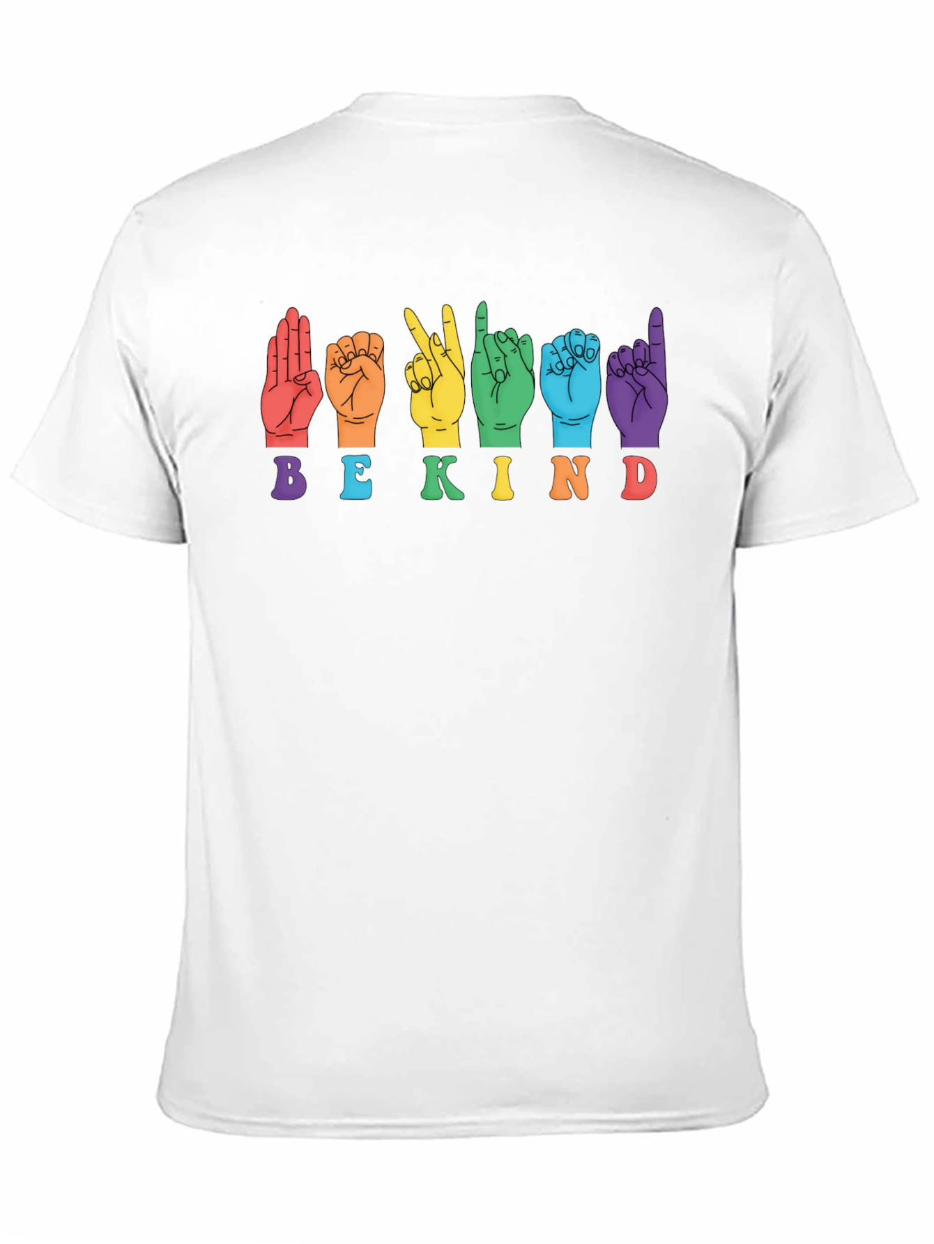 Be Kind Sign Language Graphic T-Shirt