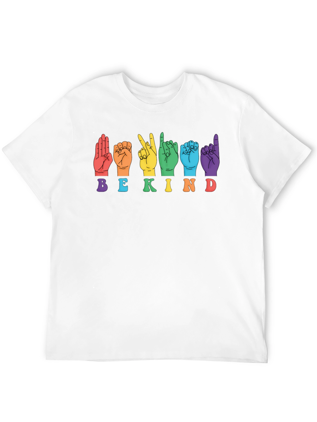 Be Kind Sign Language Graphic T-Shirt