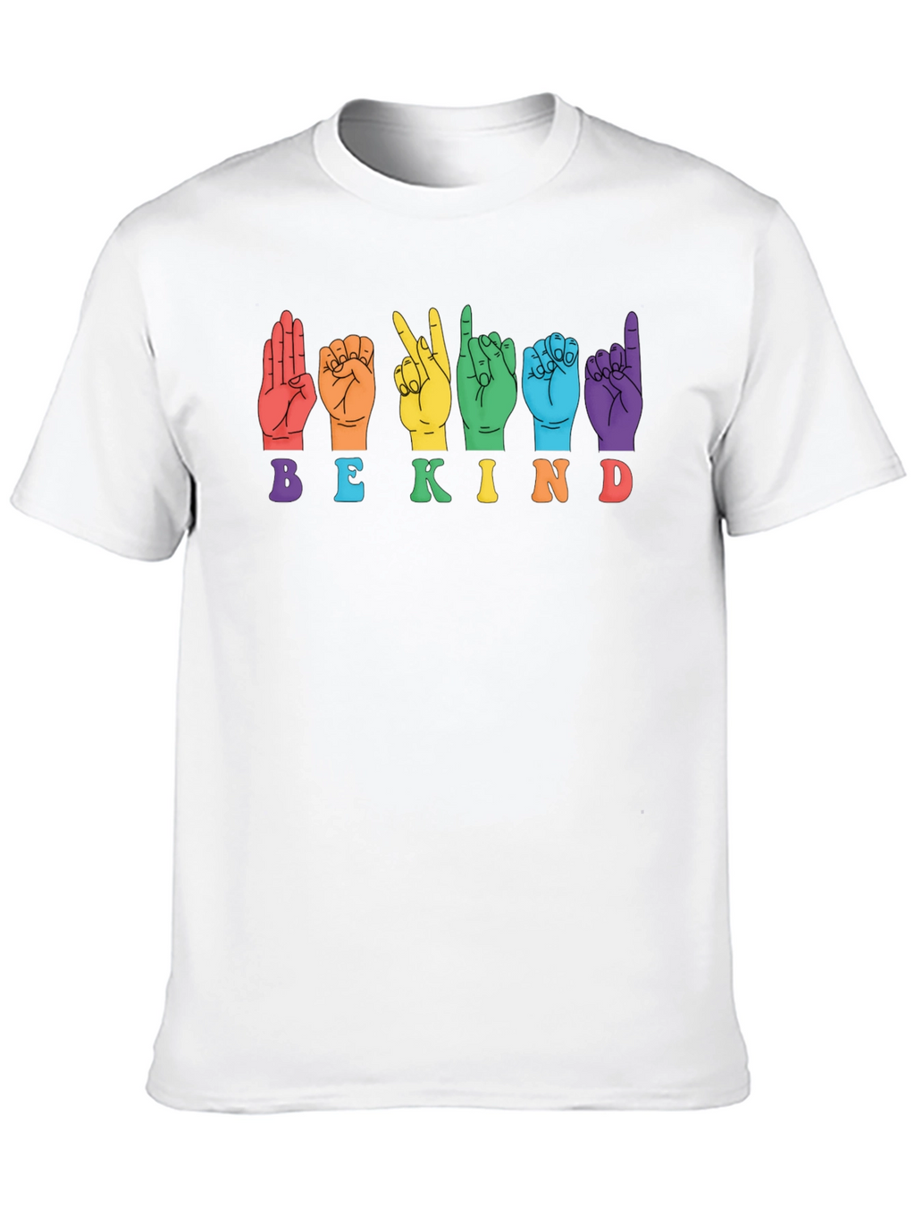 Be Kind Sign Language Graphic T-Shirt