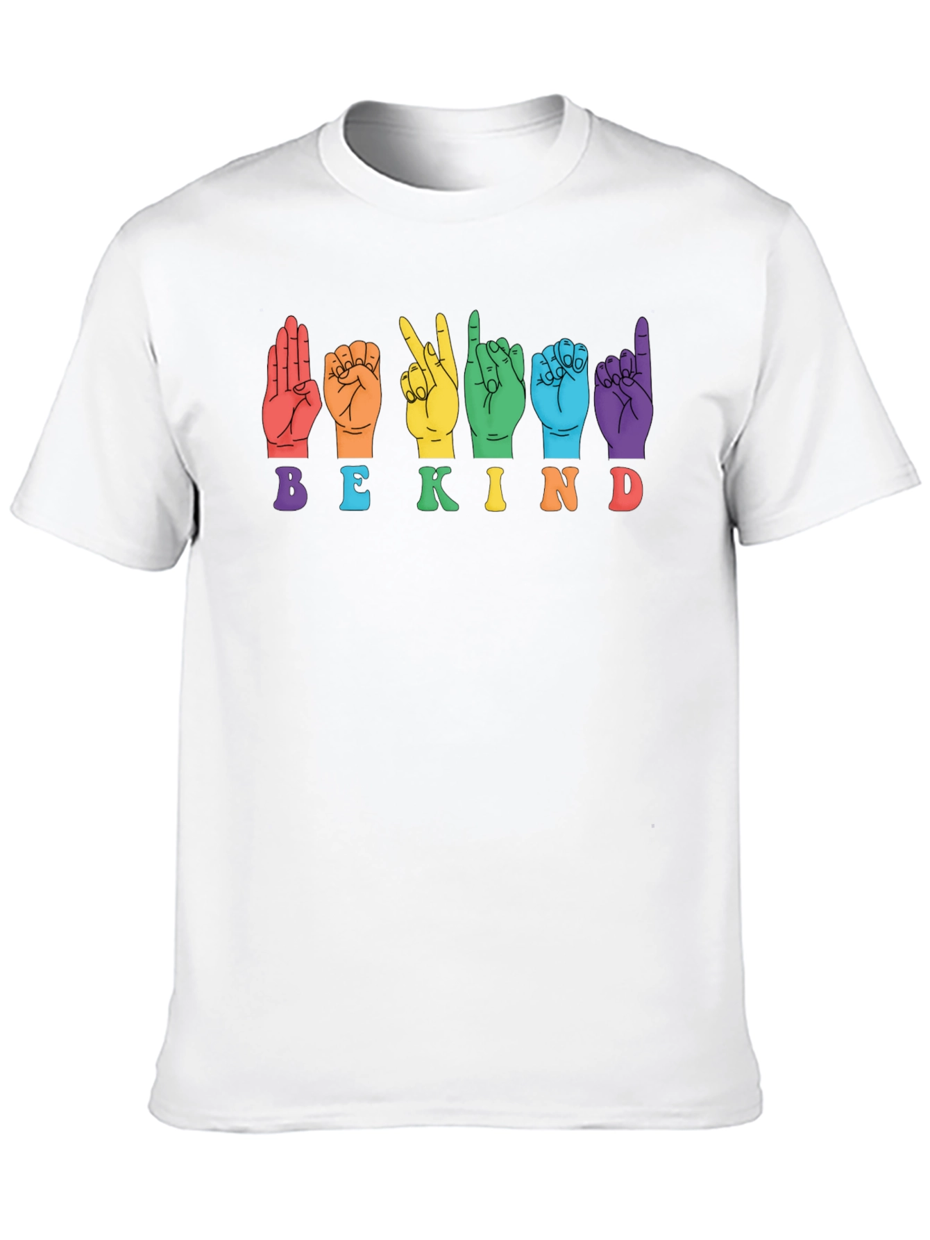 Be Kind Sign Language Graphic T-Shirt