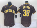 Men's San Diego Padres Jorge Alfaro #38 Brown Stitched Jerseys