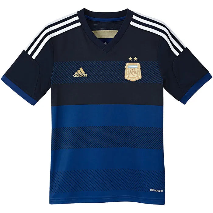 2014 Argentina Away Retro Soccer Jersey Front