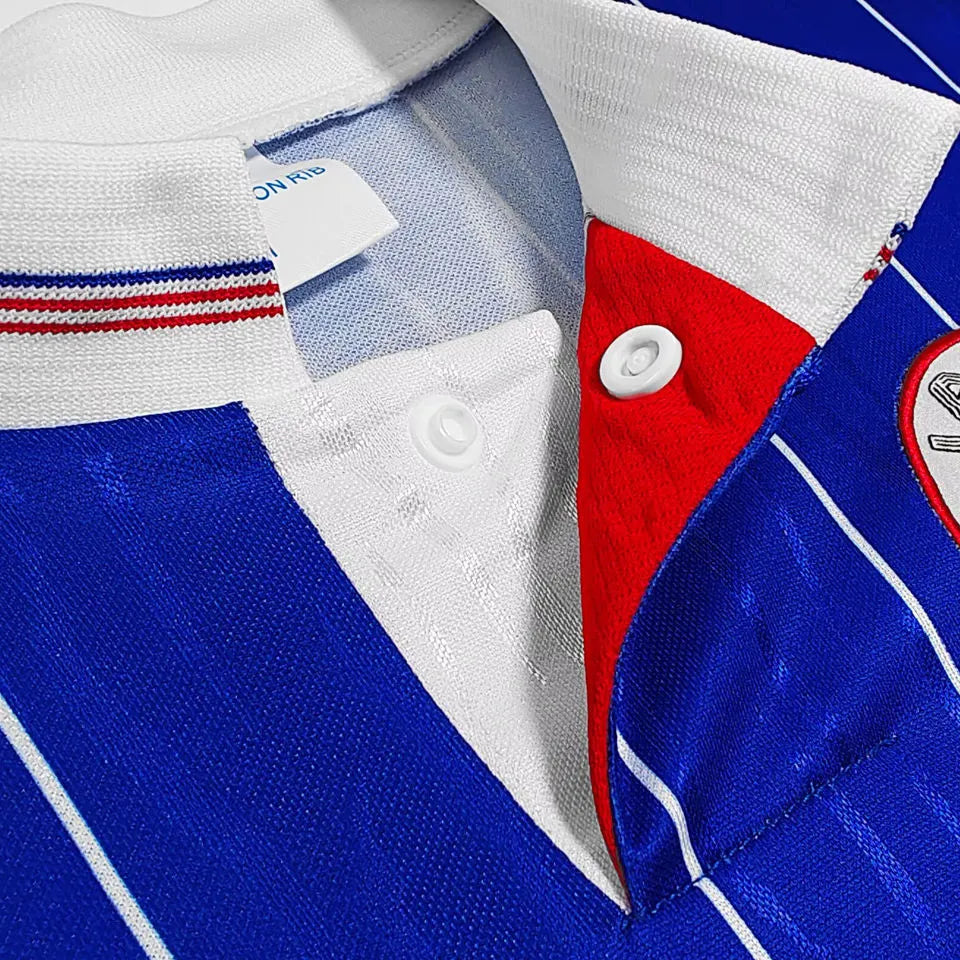 1989/1990 AA Away Retro Long Sleeve Soccer Jersey Detail 1