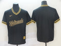 Men's Washington Nationals Black Alternate Authentic Blank Jerseys