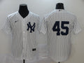 Men's New York Yankees Gerrit Cole #45 White Replica Player Name Jerseys