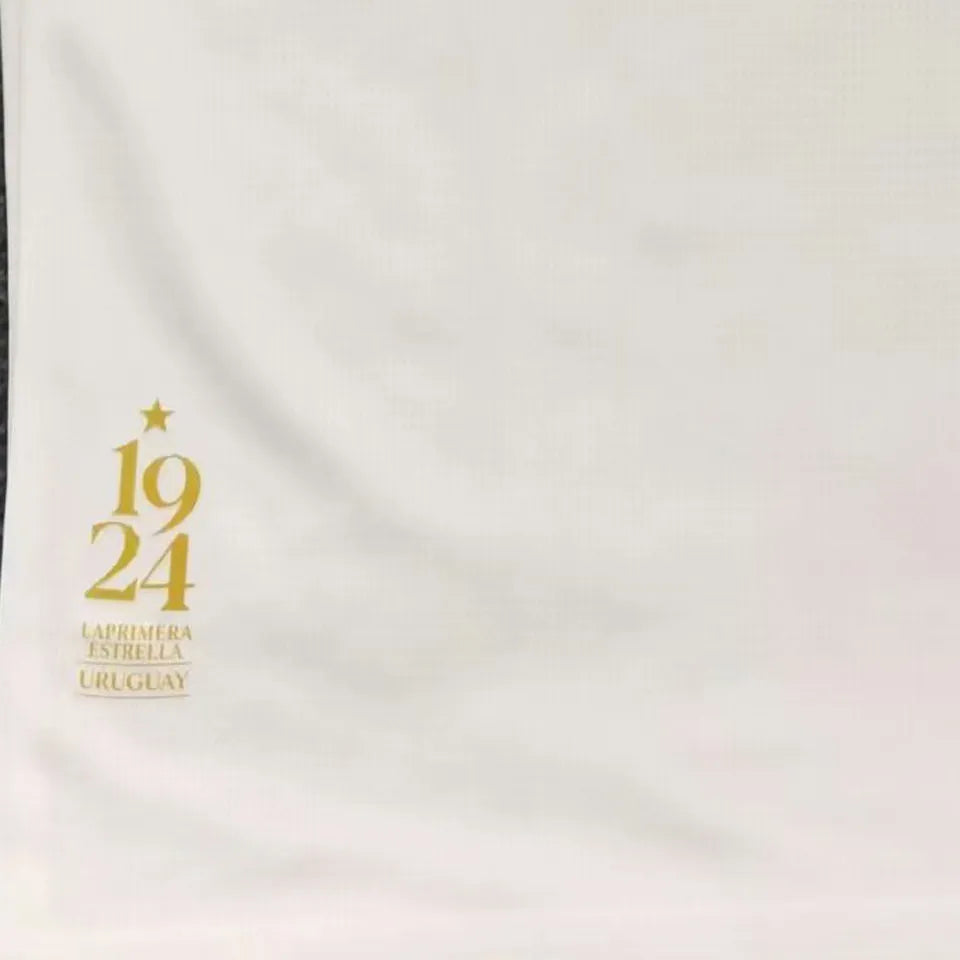 2024/25 Uruguay Away White Fans Jersey Detail 4