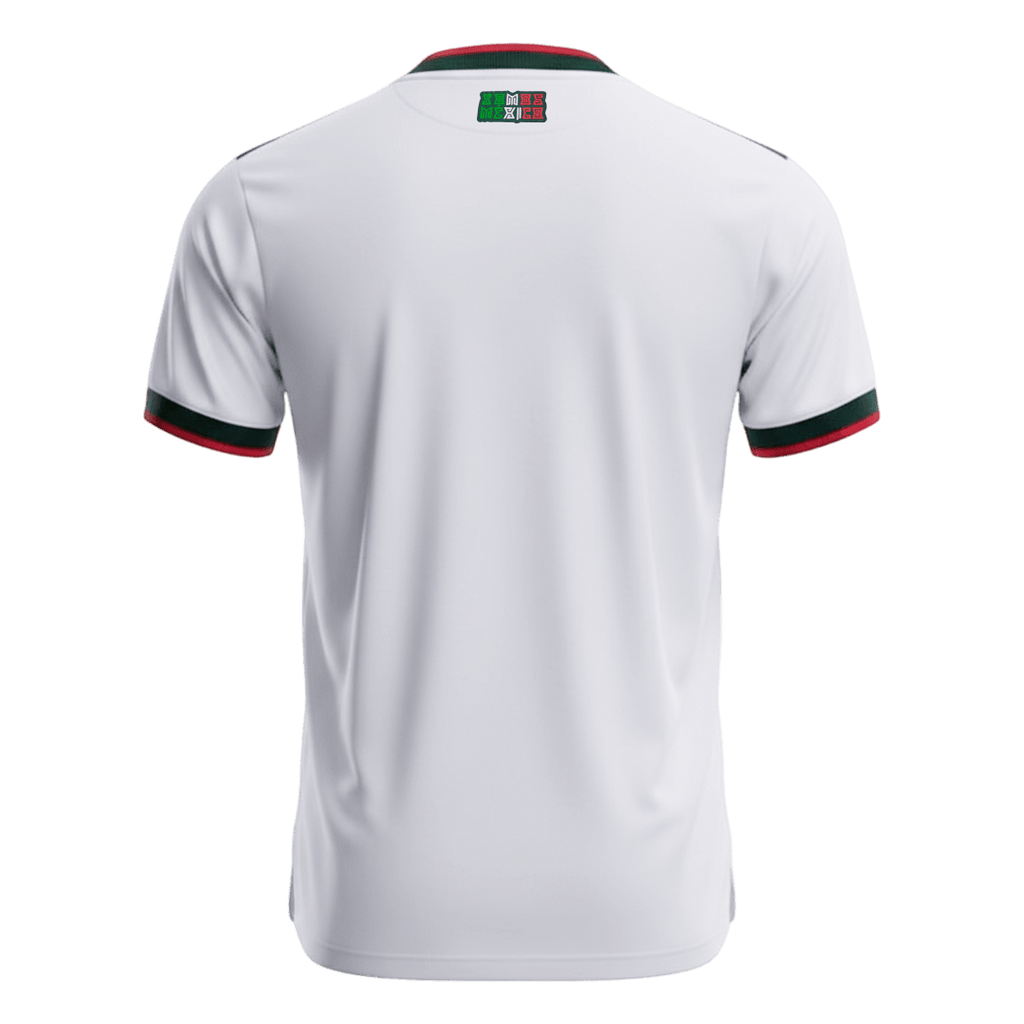 Mexico Away Soccer Jersey World Cup 2026 White Back