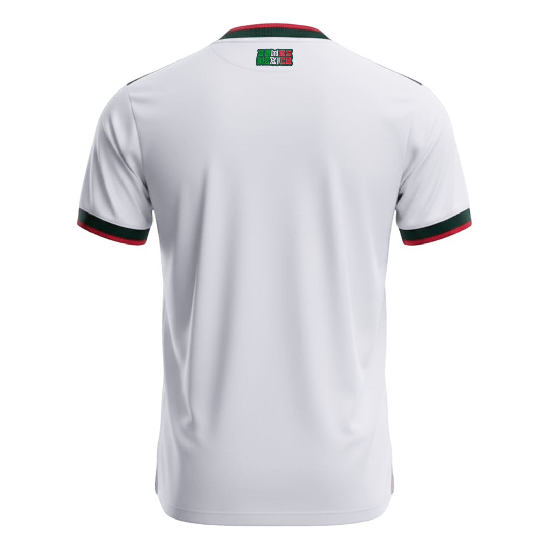 Mexico Away Soccer Jersey World Cup 2026 White Back