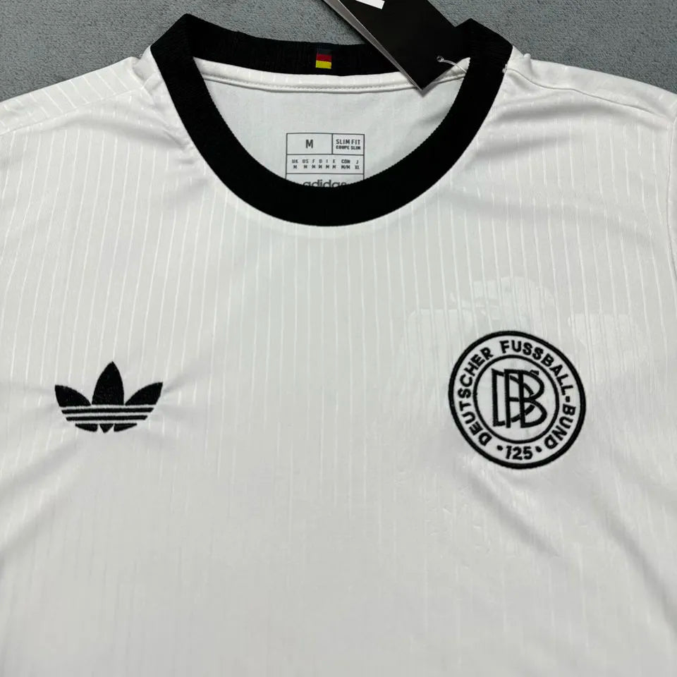2025 Germany 125Th Anniversary White Women Soccer Jersey 女 Detail 1