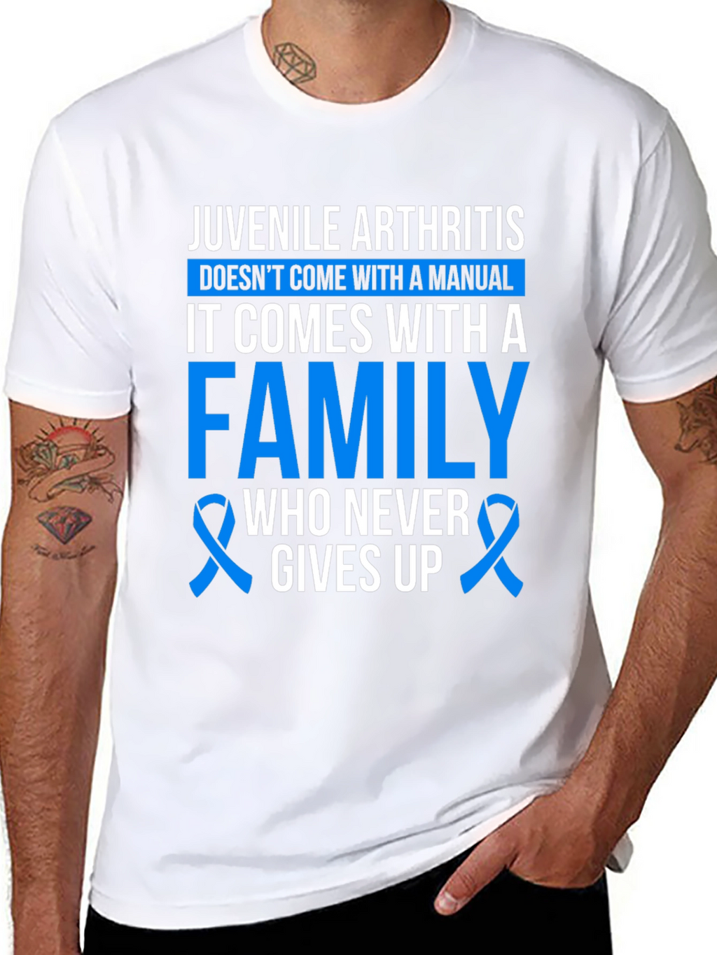 Juvenile Arthritis Awareness T-Shirt - Family Support