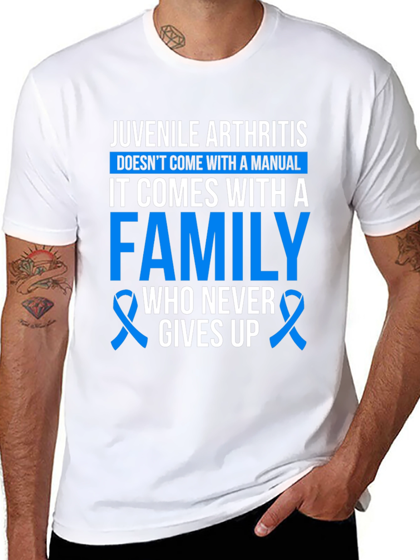 Juvenile Arthritis Awareness T-Shirt - Family Support