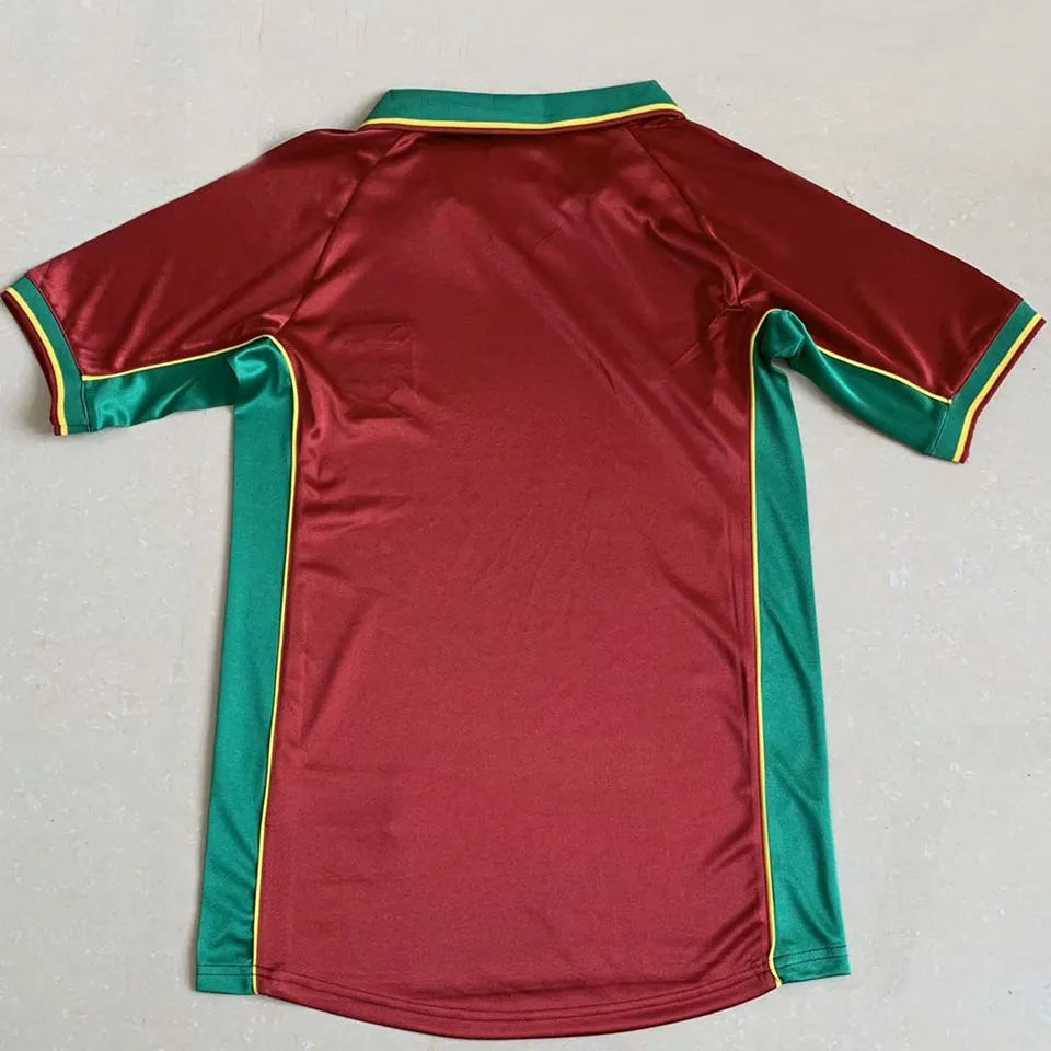 1997/98 Portugal Home Retro Soccer Jersey Detail 1
