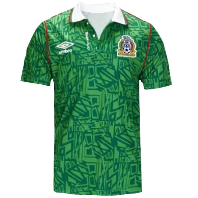 1994 Mexico Home Retro Soccer Jersey Front