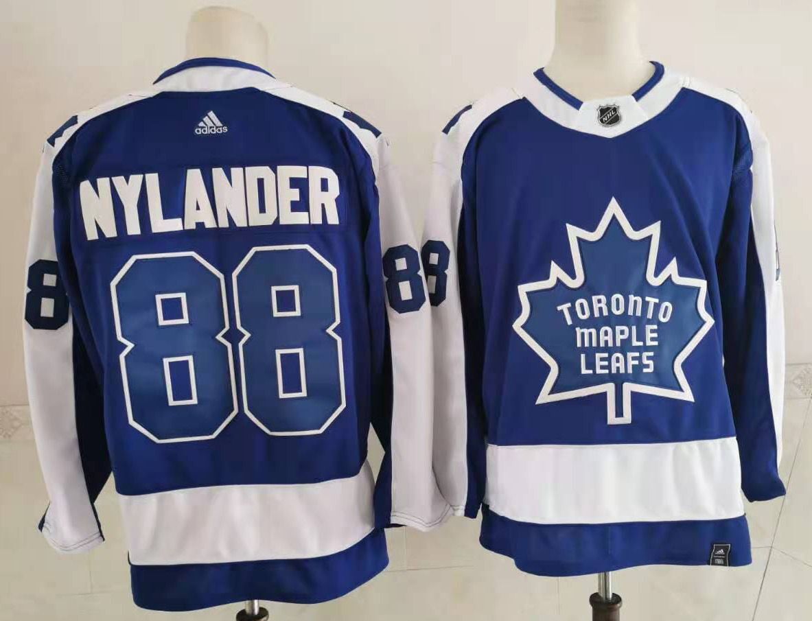 Men's Toronto Maple Leafs William Nylander #88 Blue Player Jerseys
