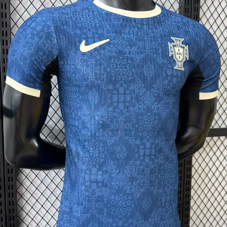 2026 Portugal Special Edition Black Player Version Soccer Jersey Detail 4