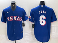 Men's Texas Rangers Josh Jung #6 Royal Alternate Replica Player Jerseys