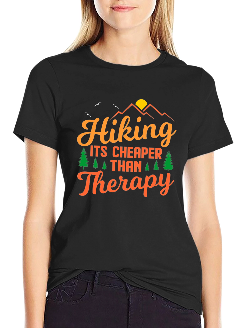Hiking Therapy Graphic Tee