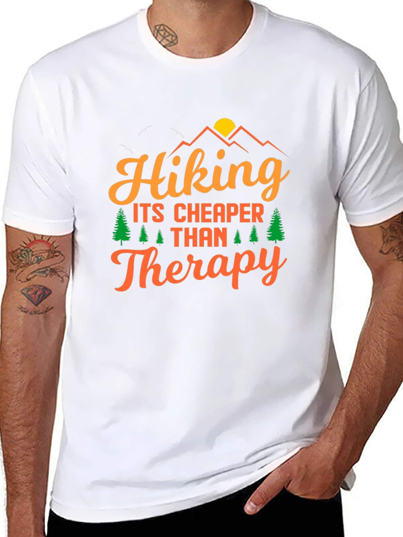 Hiking Therapy Graphic Tee
