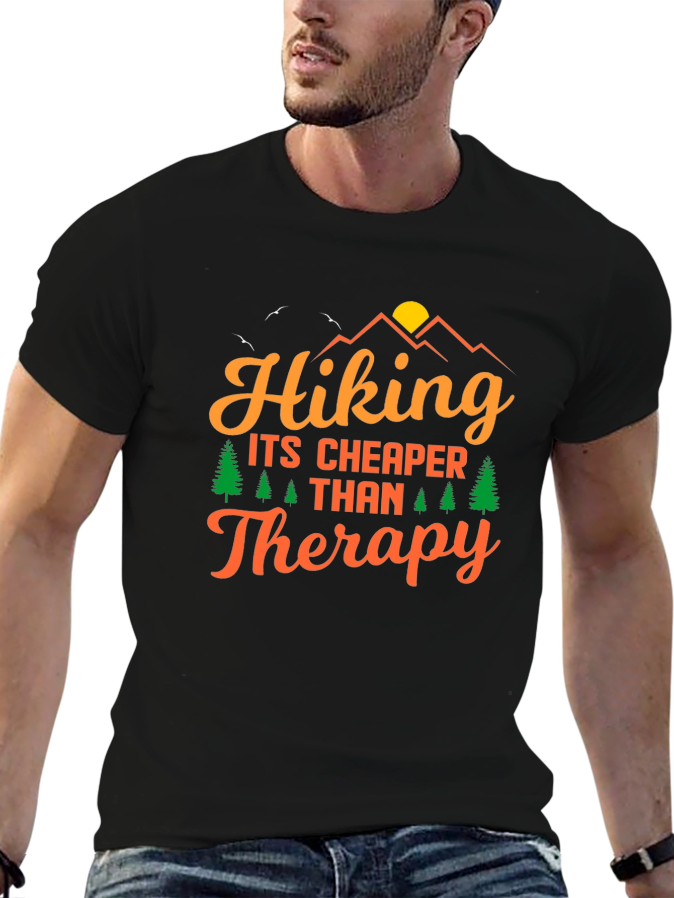 Hiking Therapy Graphic Tee