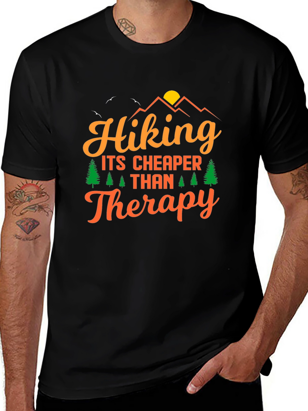 Hiking Therapy Graphic Tee