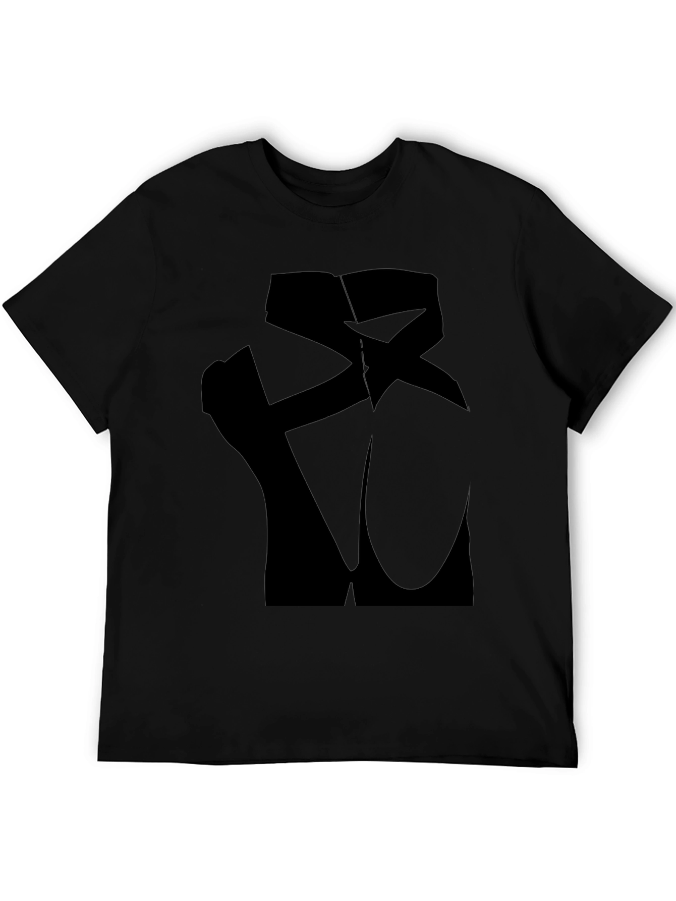 Abstract Ballet Pointe Shoes Graphic Tee - Black