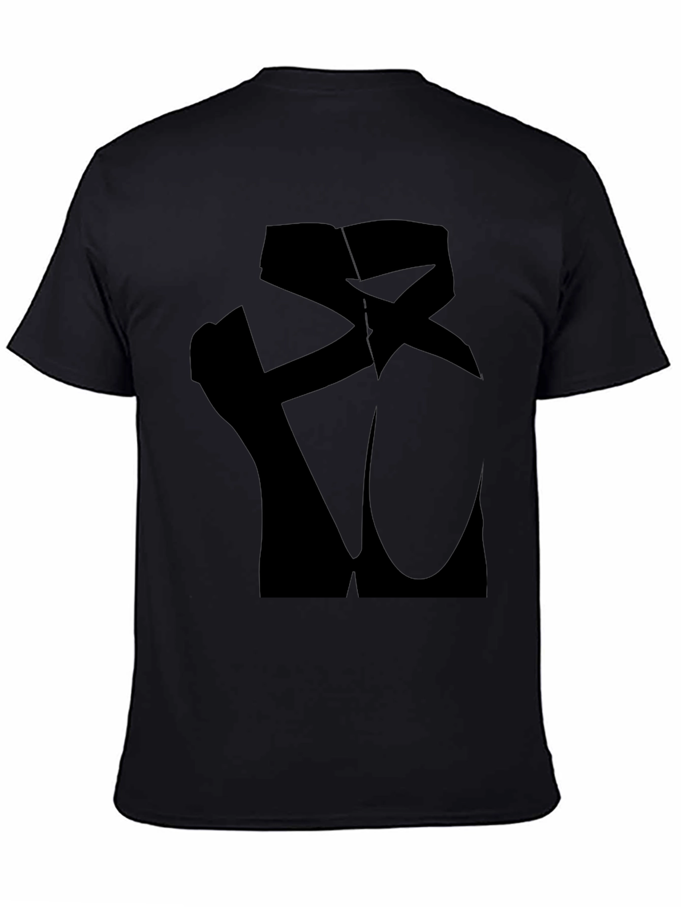 Abstract Ballet Pointe Shoes Graphic Tee - Black