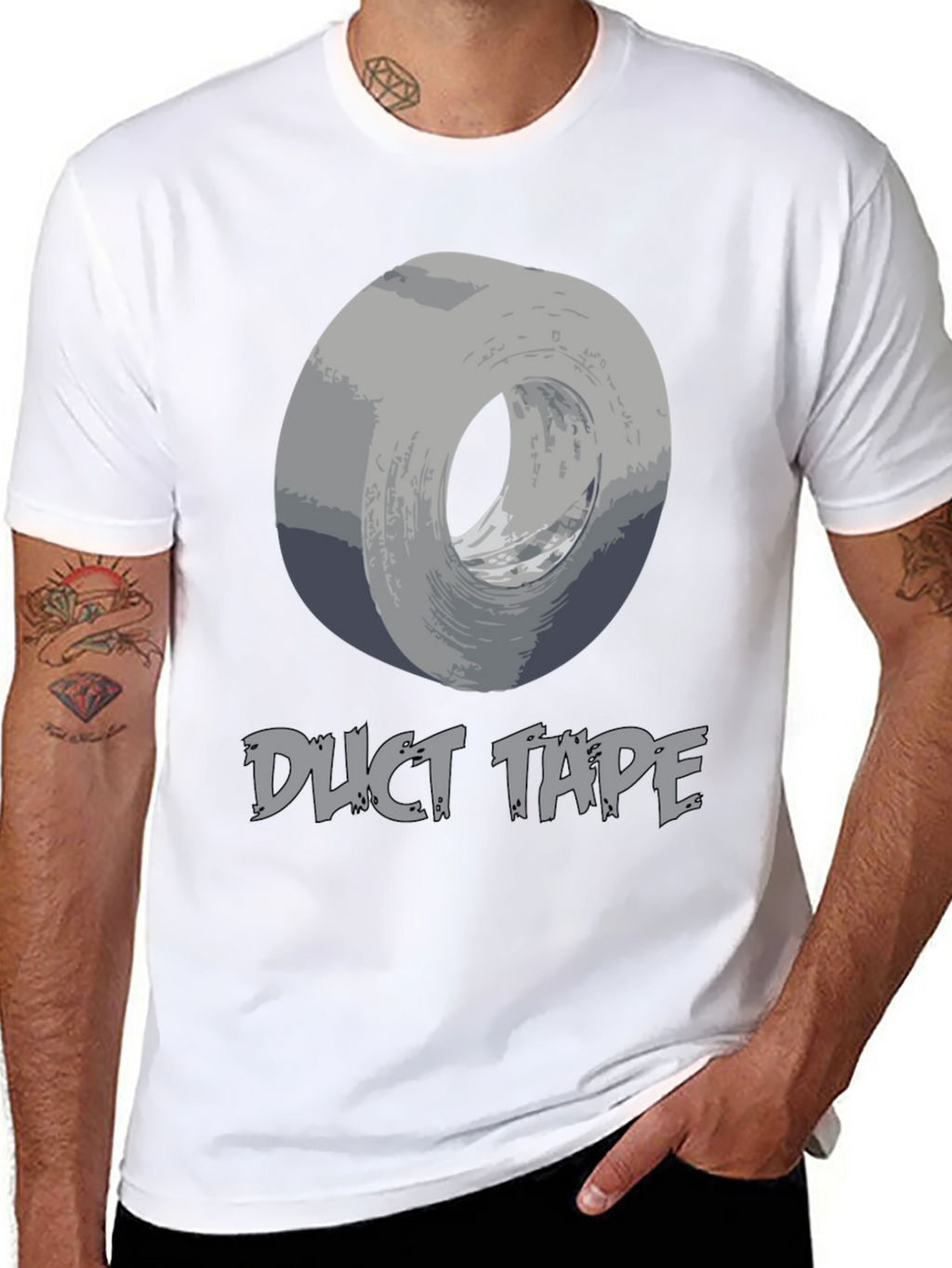 Duct Tape Graphic Tee - Humor T-Shirt