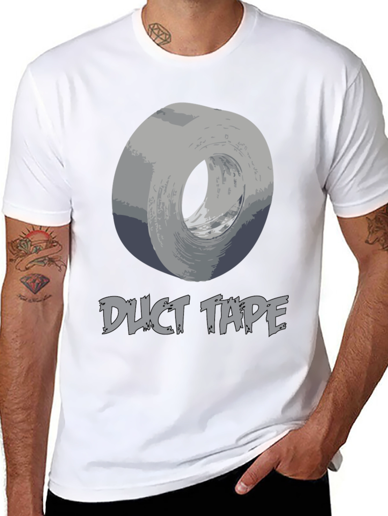 Duct Tape Graphic Tee - Humor T-Shirt