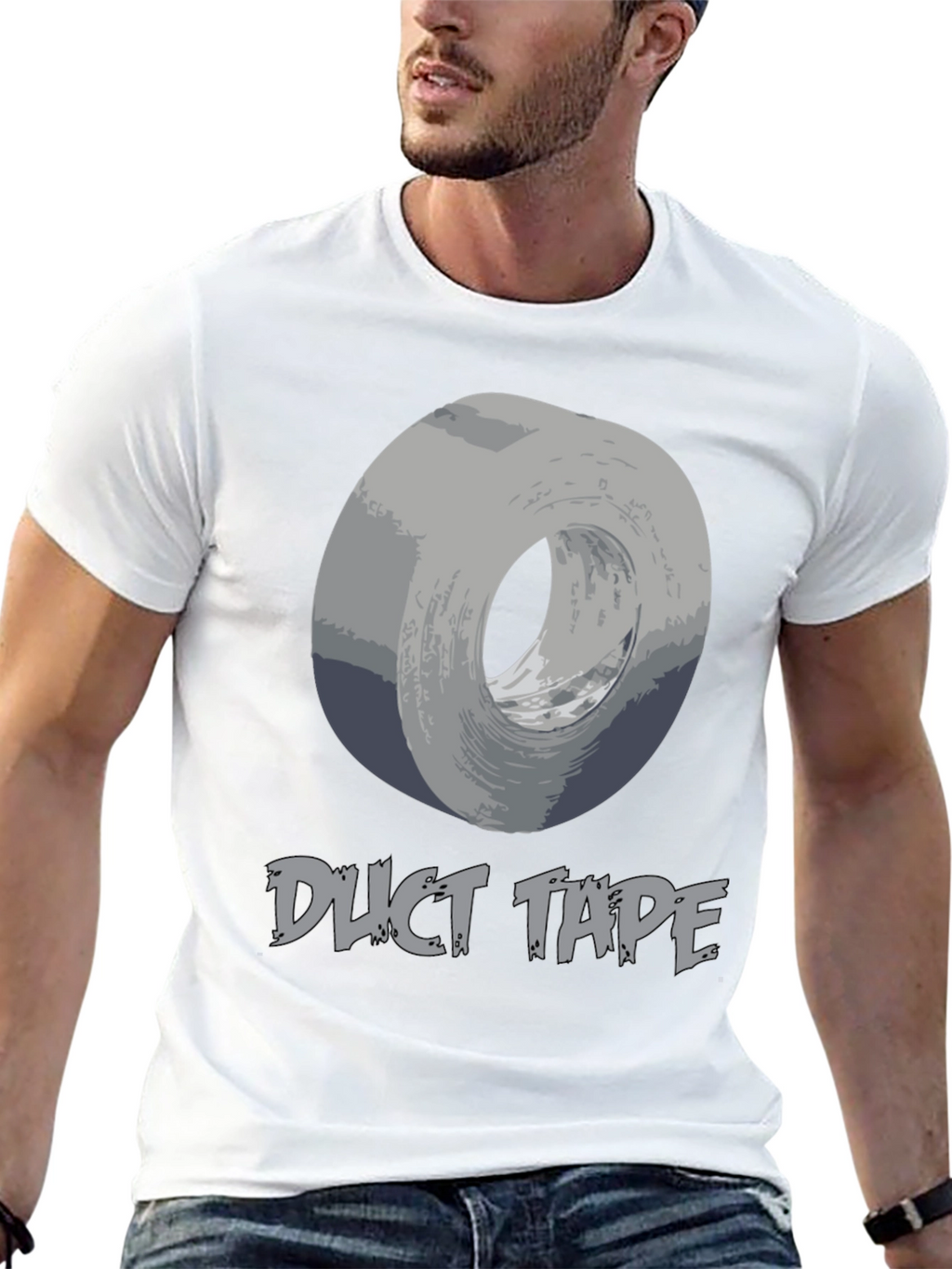Duct Tape Graphic Tee - Humor T-Shirt