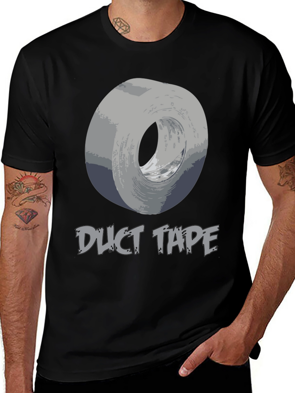 Duct Tape Graphic Tee - Humor T-Shirt