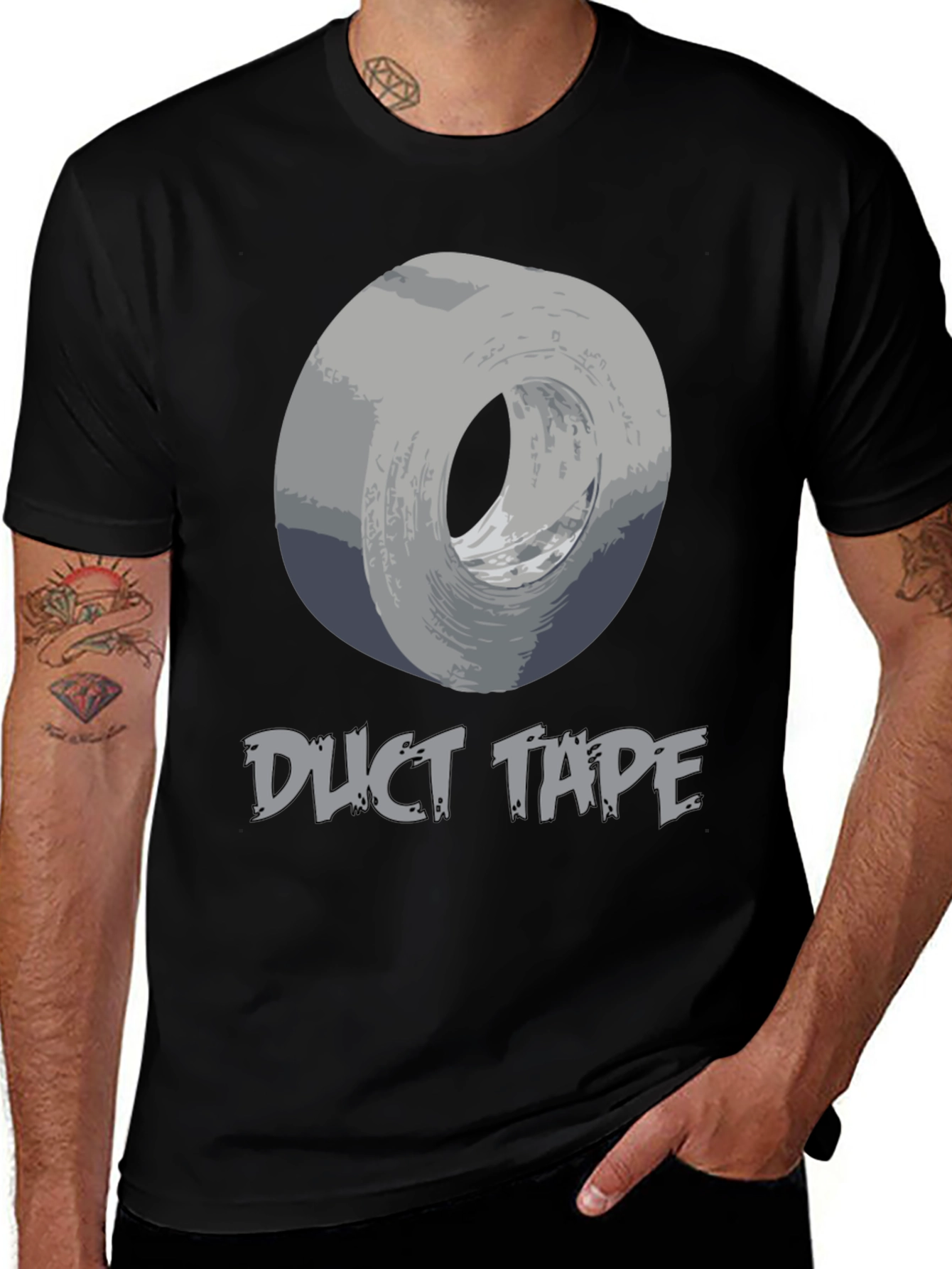 Duct Tape Graphic Tee - Humor T-Shirt