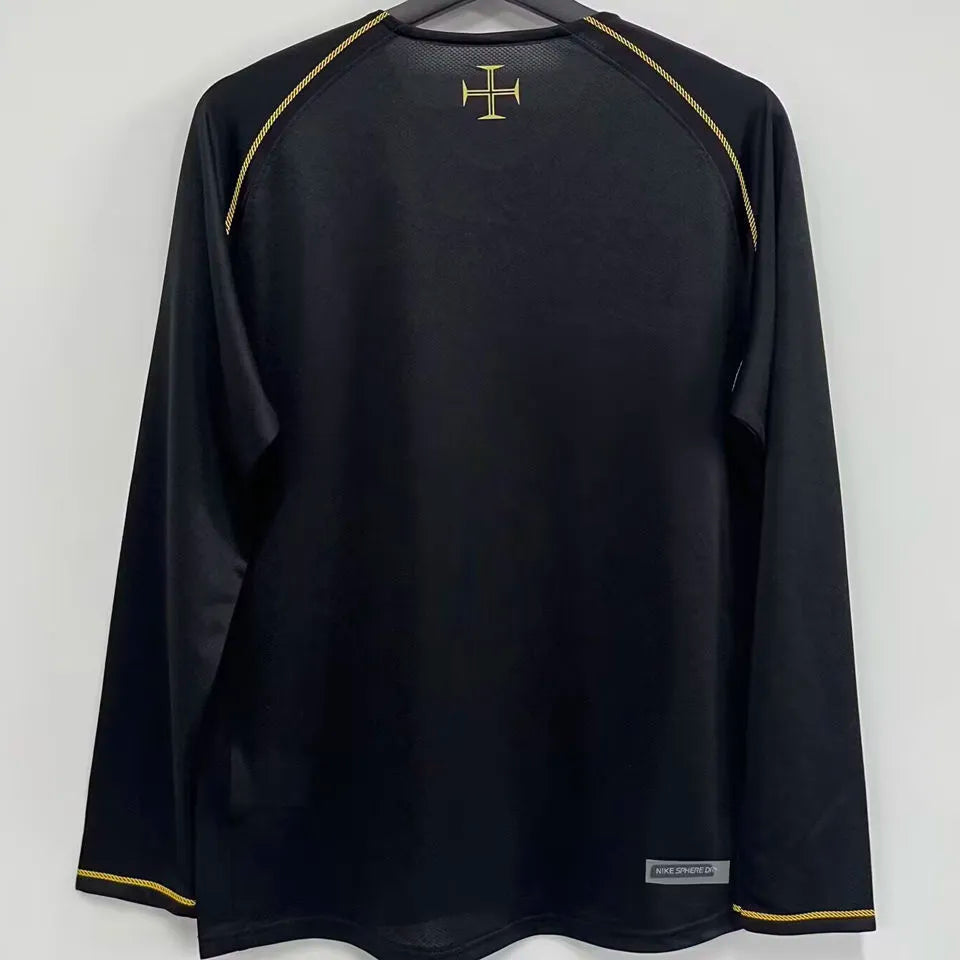 2006 Portugal Away Retro Long Sleeve Soccer Jersey Back