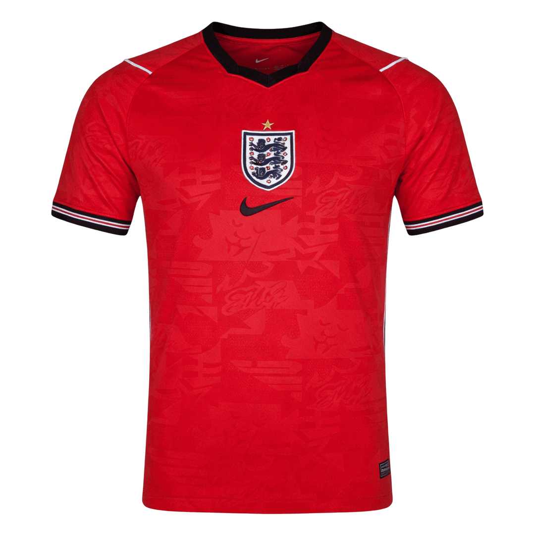 England Away Soccer Jersey World Cup 2026 Red Front