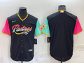 Men's San Diego Padres Black City Connect Replica Blank Jerseys