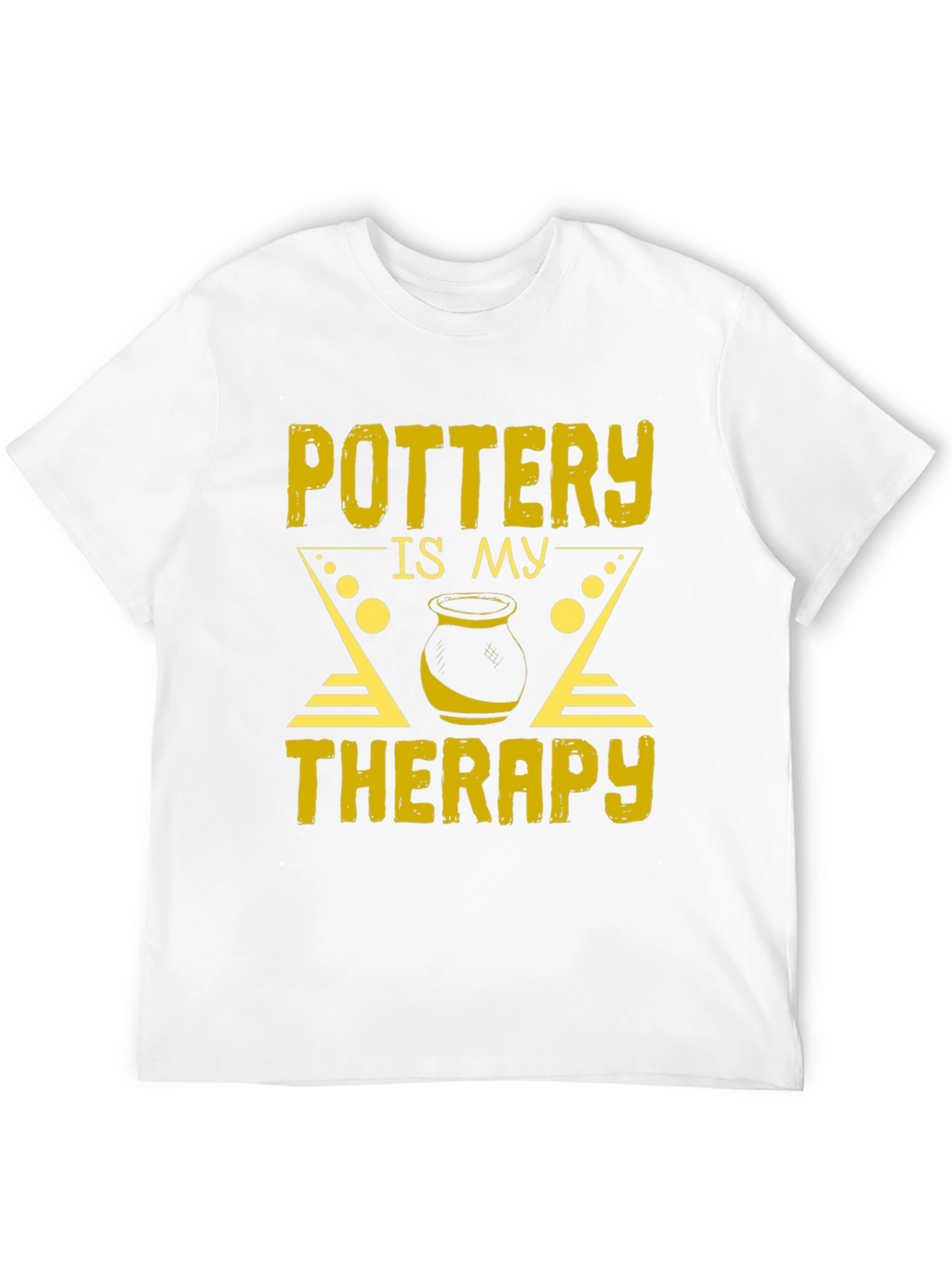 Pottery is My Therapy T-Shirt - Black