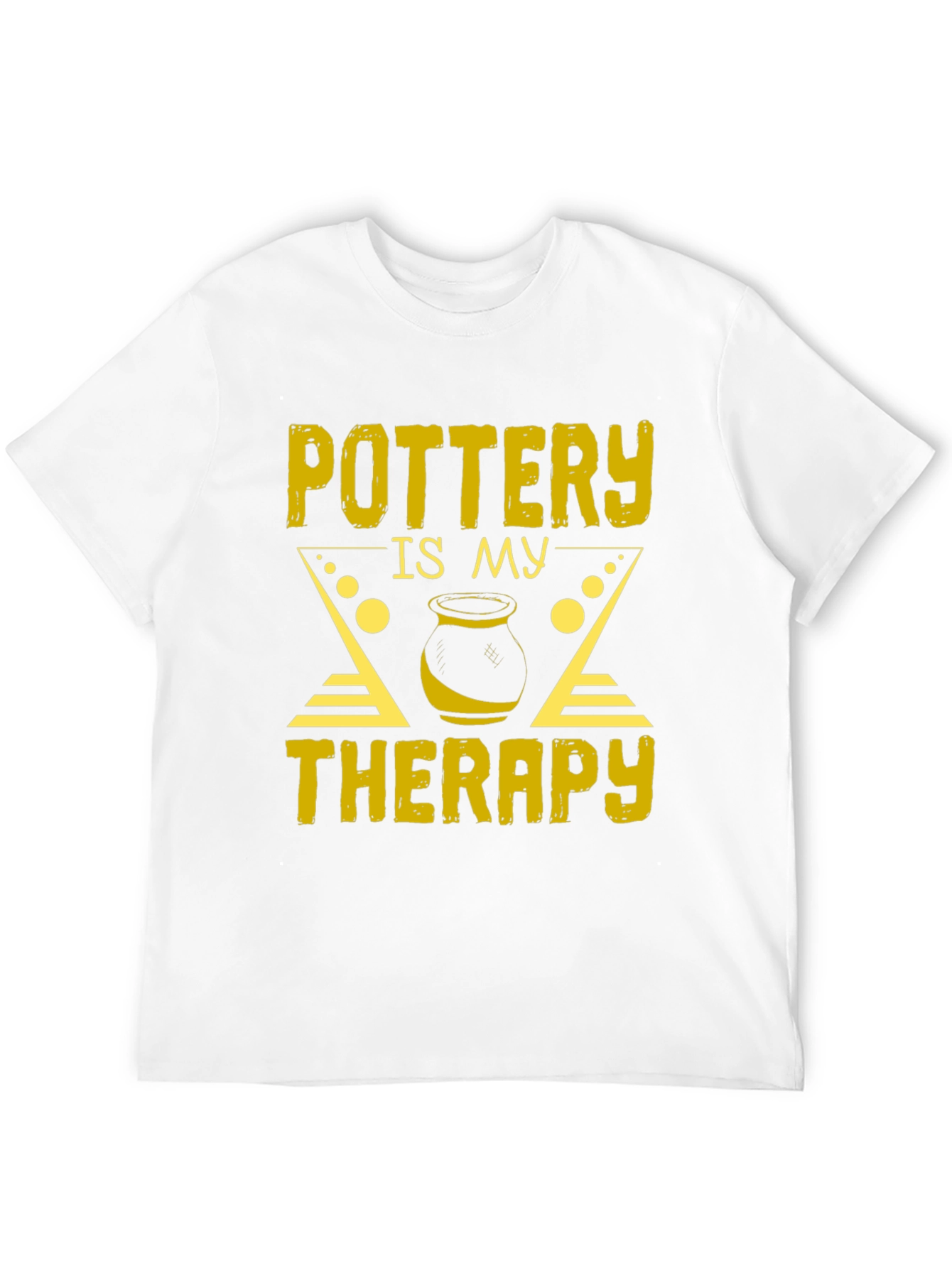 Pottery is My Therapy T-Shirt - Black