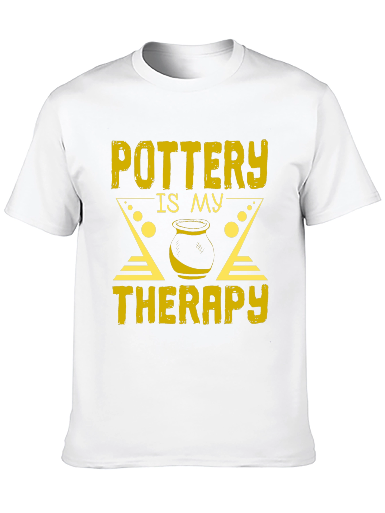 Pottery is My Therapy T-Shirt - Black