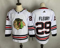 Men's Chicago Blackhawks Marc Andre Fleury #29 White Breakaway Jerseys