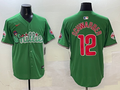 Men's Philadelphia Phillies Kyle Schwarber #12 Green Replica Team Jerseys