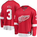 Men's Detroit Red Wings Justin Holl #3 Red Home Breakaway Jerseys