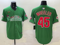 Men's Philadelphia Phillies Zack Wheeler #45 Green Replica Team Jerseys