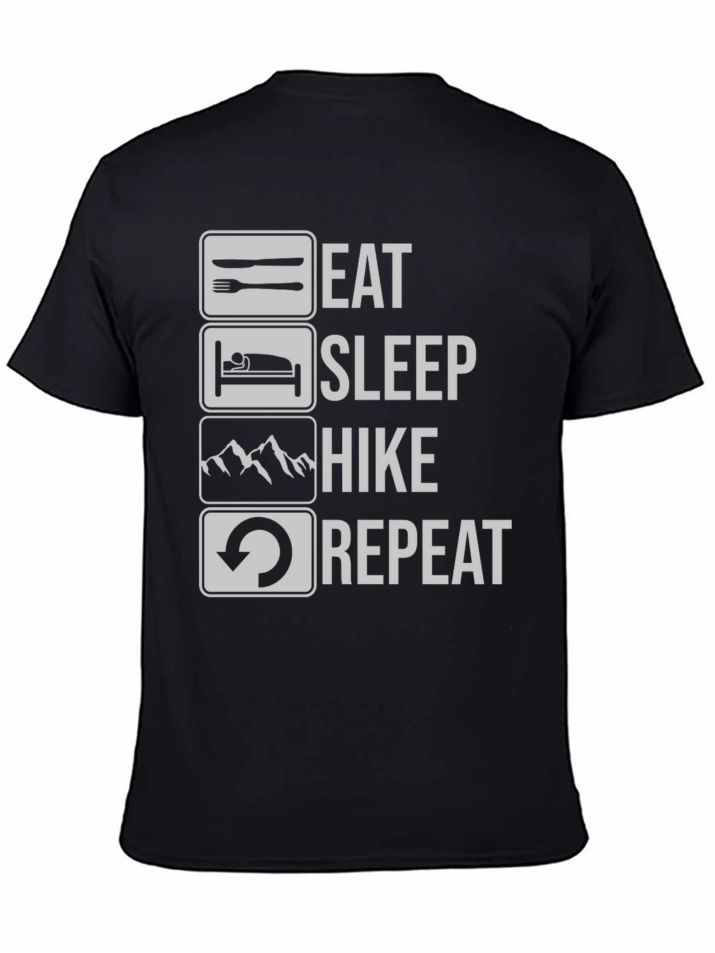 Eat Sleep Hike Repeat Graphic Tee